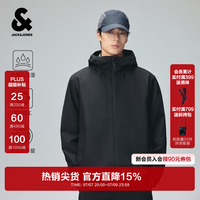 杰克琼斯 杰克·琼斯（JACK&JONES）AT系列26年户外夹克薄绒保暖功能秋季外套男 E40黑色