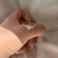 洛梵欣饰 柏林情书超闪戒指女小众轻奢简约精致ins感开口 戒指0095