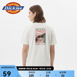 Dickies 【简约工潮】男士短袖T恤 休闲宽松纯棉半袖 DK0A8823