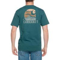 Carhartt 107519 宽松轻量山地图案 男士短袖T恤