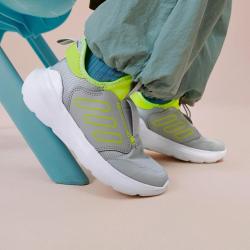 adidas 一脚蹬网面休闲鞋中大童运动鞋童鞋