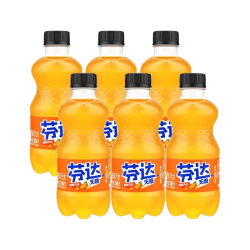 可口可乐 汽水碳酸饮料 300ml小瓶装系列饮料指数 无糖芬达300ml*6瓶