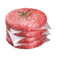 西捷 WestJet 西捷 和牛牛肉饼 100g*10片*2袋