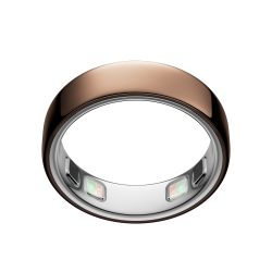 Oura Ring 5 - 深玫瑰 - 尺寸 13 - 世界上最小的智能戒指 - 睡眠、活动、女性健康、人工智能顾问,1 周电池寿命,购买前尺寸,兼容 Android 和 iOS