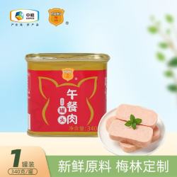 梅林 中粮梅林金装午餐肉340g组合装方便食品 梅林金装午餐肉340g*1