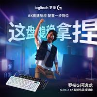 罗技 G102+G316X 有线RGB灯效 黑色 键鼠套装