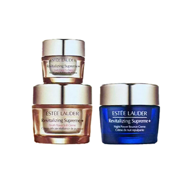 雅诗兰黛 智妍面霜50mlml+丝绒晚霜50ml+眼霜15ml
