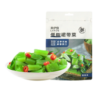 来伊份 低脂裙带菜132g*2袋卤味蔬菜素食0蔗糖休闲零食下饭菜