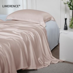 LIMERENCE 120支天丝床单单件 180*230cm 云锦粉