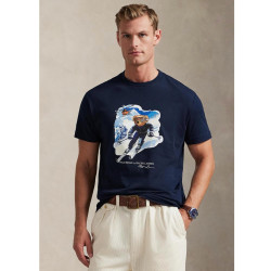 RALPH LAUREN 经典印花图案 T恤 2色可选