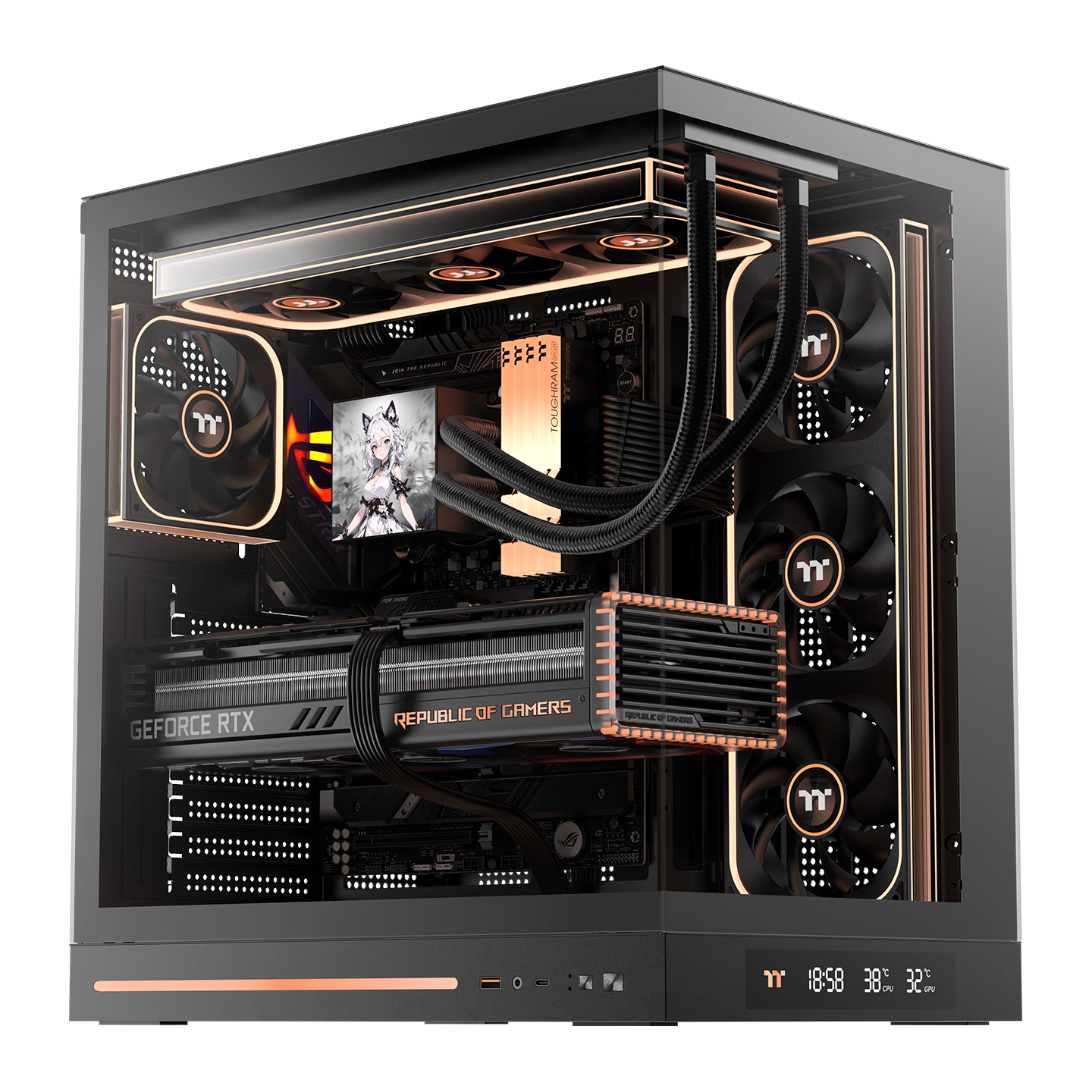 Thermaltake 钢影透ES 海景房机箱