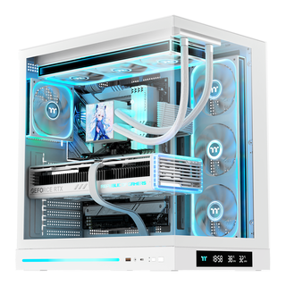 Thermaltake 钢影透ES海景房机箱 Type-C接口 白色