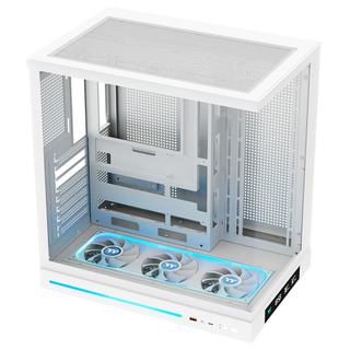 Thermaltake 钢影透ES海景房机箱 Type-C接口 白色