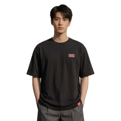 Dickies 男士纯棉圆领短袖T恤 黑色 M