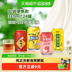 康师傅 冰红茶/酸梅汤/冰糖雪梨/水蜜桃 310ml*24罐