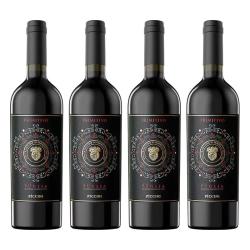 彼奇尼酒庄 意大利 普利亚产区 布里米提诺（仙粉黛）干红葡萄酒 750ml*4瓶