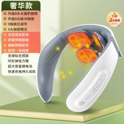 奥克斯 颈椎按摩器颈部肩颈按摩仪热敷脖子疏通脊椎智能护颈仪神器