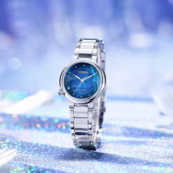 CITIZEN L花语风吟系列 光动能腕表 EM0910-80N 日常通勤 温柔穿搭