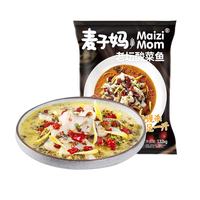 麦子妈 老坛酸菜鱼 酸辣味 1.32kg*1袋 冷冻黑鱼片预制菜 可做火锅汤底