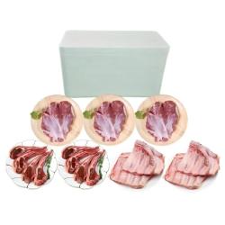 恒都 福享安康羊肉礼包3.9kg新鲜现杀羊排羊腿肉