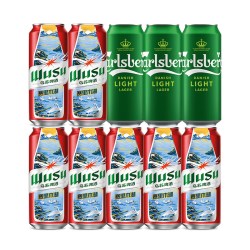 嘉士伯 啤酒500ML*15罐试饮尝鲜9种口味非原箱