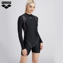 arena 中式长袖连体泳衣 LCN4201W