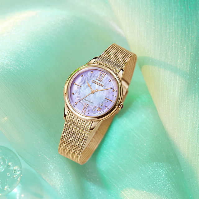 CITIZEN L花语风吟系列 光动能腕表 EM0817-85Y 签名限量版 日常通勤 温柔穿搭