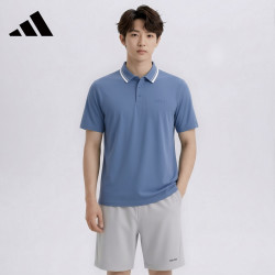 adidas 男款POLO衫