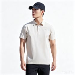 伯希和 经典2.0 速干T恤男POLO衫短袖  男浮岩灰  L