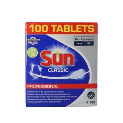 SUN 洗碗机用洗涤剂清洁块多效合一 100颗