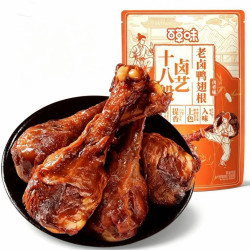百草味 老卤鸭翅根330g/10根 夜宵鸭肉零食