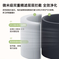 海尔 空气净化器除甲醛二手烟家用桌面办公室除味吸烟除烟味神器