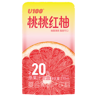 U100 桃桃红柚复合果蔬汁饮料 230ml