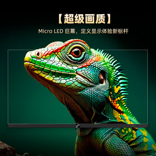 海信京海系列 Micro LED 136英寸 4K电视 OP136EX+移动支架