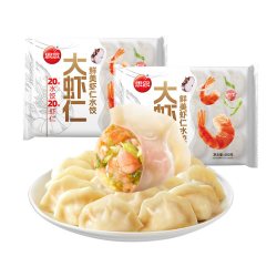 思念 鲜美虾仁水饺 400g*2袋