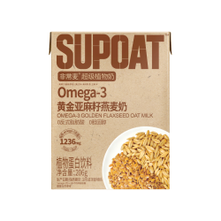 非常麦 Omega3黄金亚麻籽燕麦奶 206g*6盒