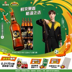 珠江啤酒 纯生啤酒 528mL*24瓶