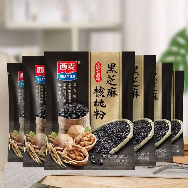 今日必买：西麦 黑芝麻营养核桃 350g*6袋