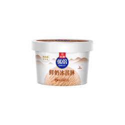 光明牌 冷饮冰淇淋雪糕棒冰面点馄饨 优倍鲜奶冰淇淋大红袍味90g