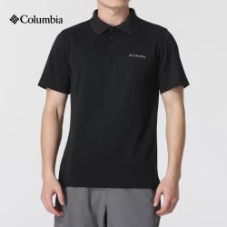 Columbia 2026春夏新品户外男子透气速干轻薄翻领运动短袖t恤POLO衫