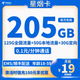 中国电信 山东省卡19元205G全国流量不限速