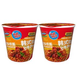 营多 韩式辣火鸡拌面杯面 74g*2杯