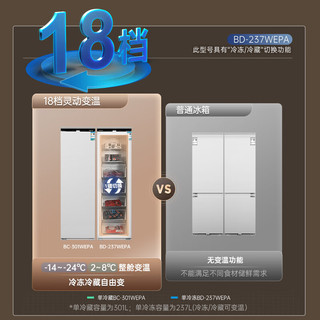 Hisense 海信 BD-237WEPA+BC-301WEPA 冰箱组合 538L