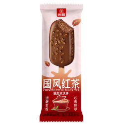 光明牌 冷饮冰淇淋雪糕棒冰面点馄饨 国风红茶脆皮雪糕62g*40支