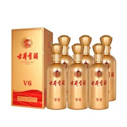 古井贡酒 V6 50%vol 浓香型白酒 500ml*6瓶