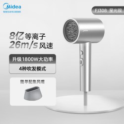 美的 吹风机家用等离子电吹风负离子护发速干大风力成人礼物 FJ308
