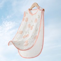 移动端：优萌 宝宝睡袋纯棉纱布无袖背心新生儿童睡觉防踢被婴儿夏季薄款空调房