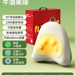 Tunvole 颈椎按摩器背部腰部按摩多功能小靠枕肩颈按摩枕揉捏送父母
