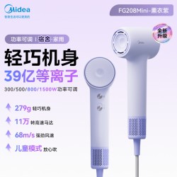 美的 高速电吹风机家用等离子负离子风筒800W小功率宿舍学生FG102