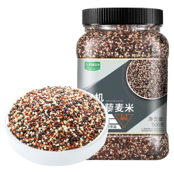 九月的诗 有机三色藜麦 白黑红混合 900g 杂粮